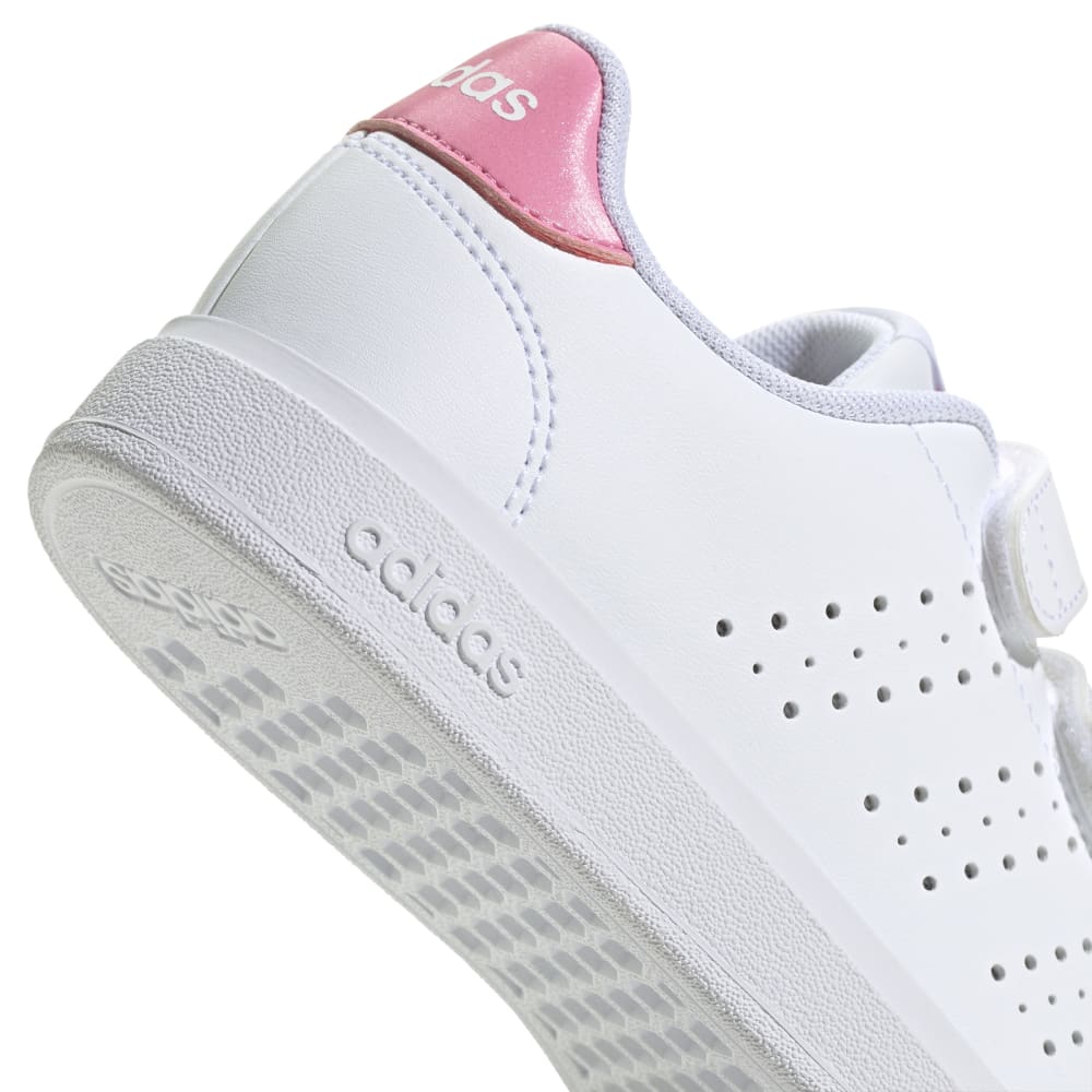 Adidas Advantage Base 2.0 Tenis Blanco De Niño Para Moda