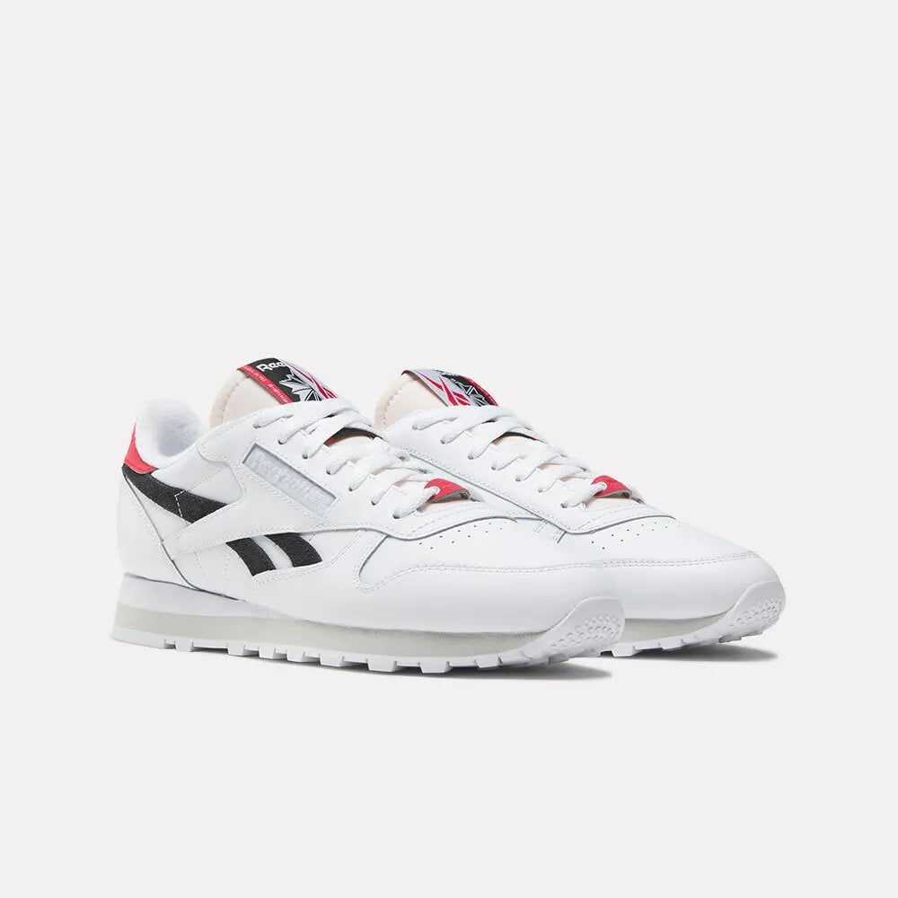 Reebok Classic Leather Tenis Blanco De Hombre Para Correr