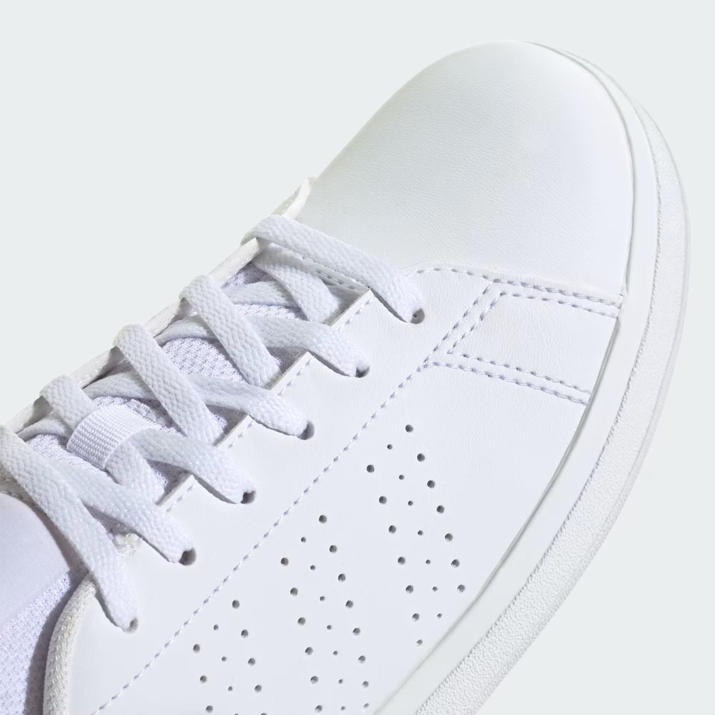 Tenis Adidas Niña Advantage Base 2.0 Blanco Rosa ID3886