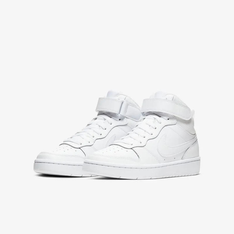 Tenis Nike Niño Court Borough Mid 2 BG CD7782-100