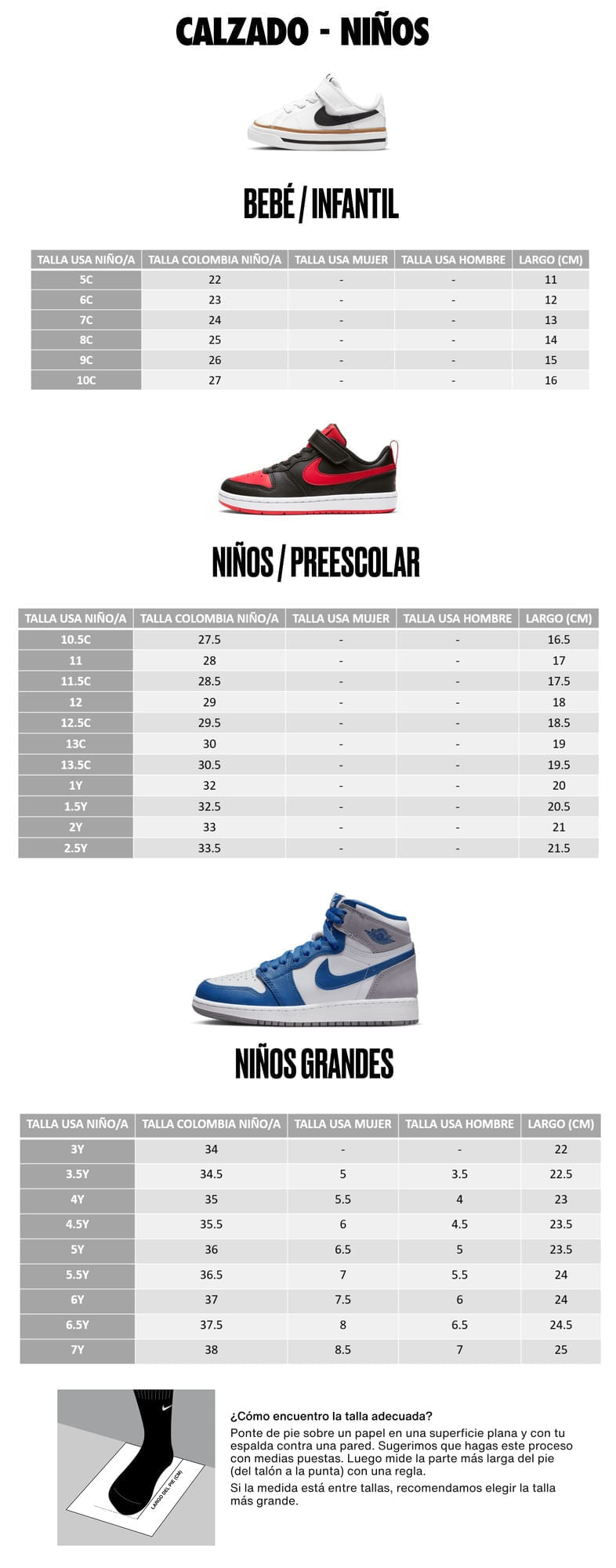 Tenis Nike Niño Court Borough Mid 2 Bg CD7782-602