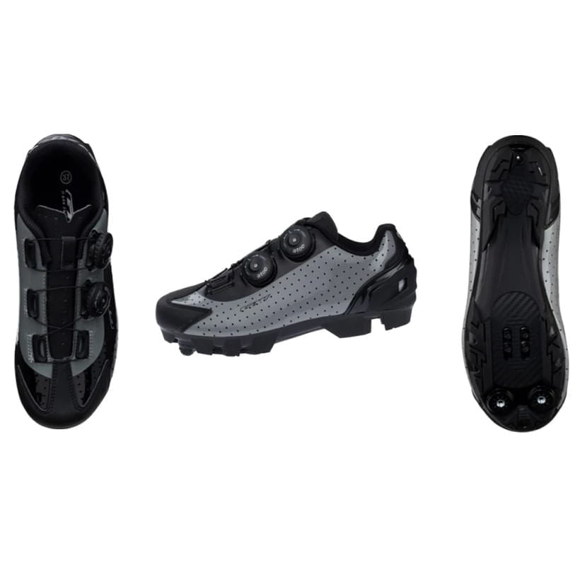 Zapatilla Ciclismo MTB GW Elite Doble Boa Gris
