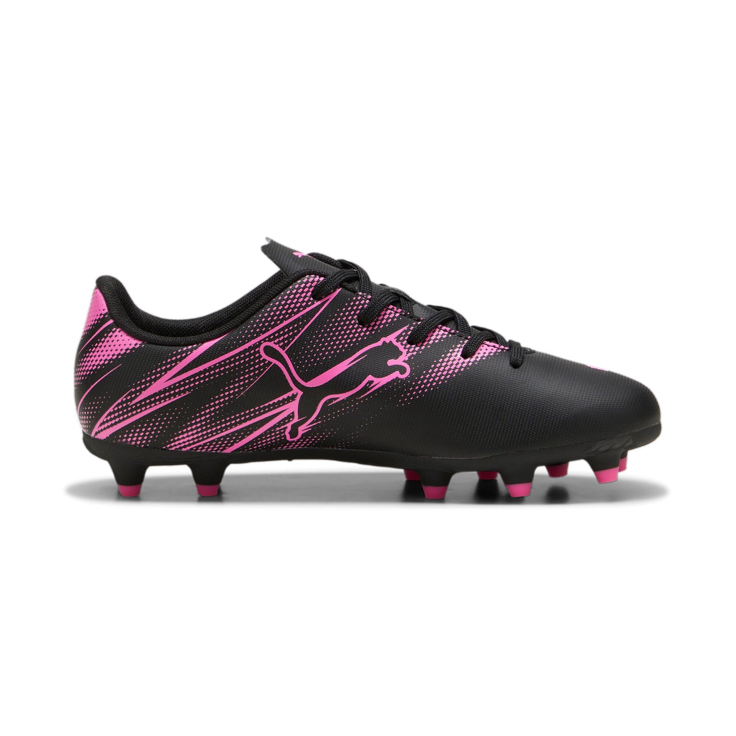 Puma Attacanto Fg/Ag Jr Guayos negro de niño para futbol