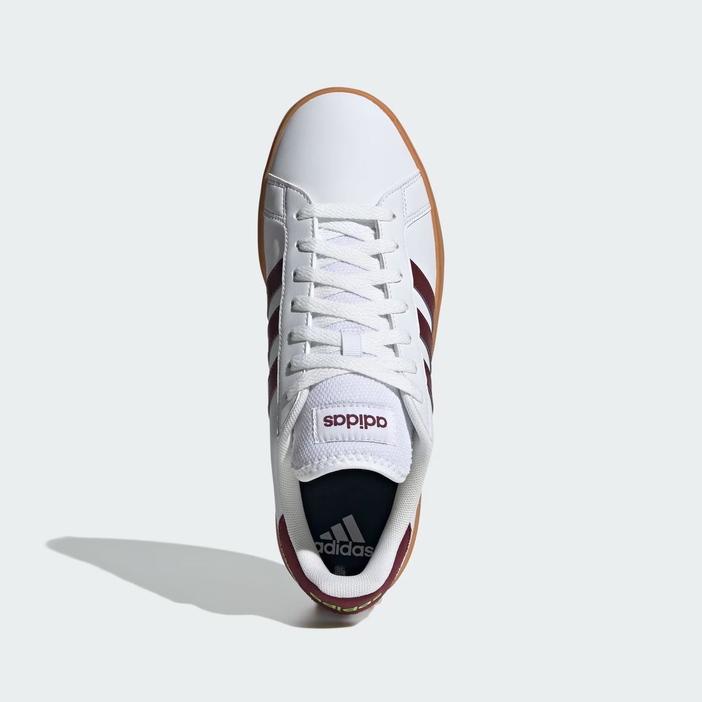 Tenis Adidas Hombre Grand Court TD ID1181 Blanco Rojo