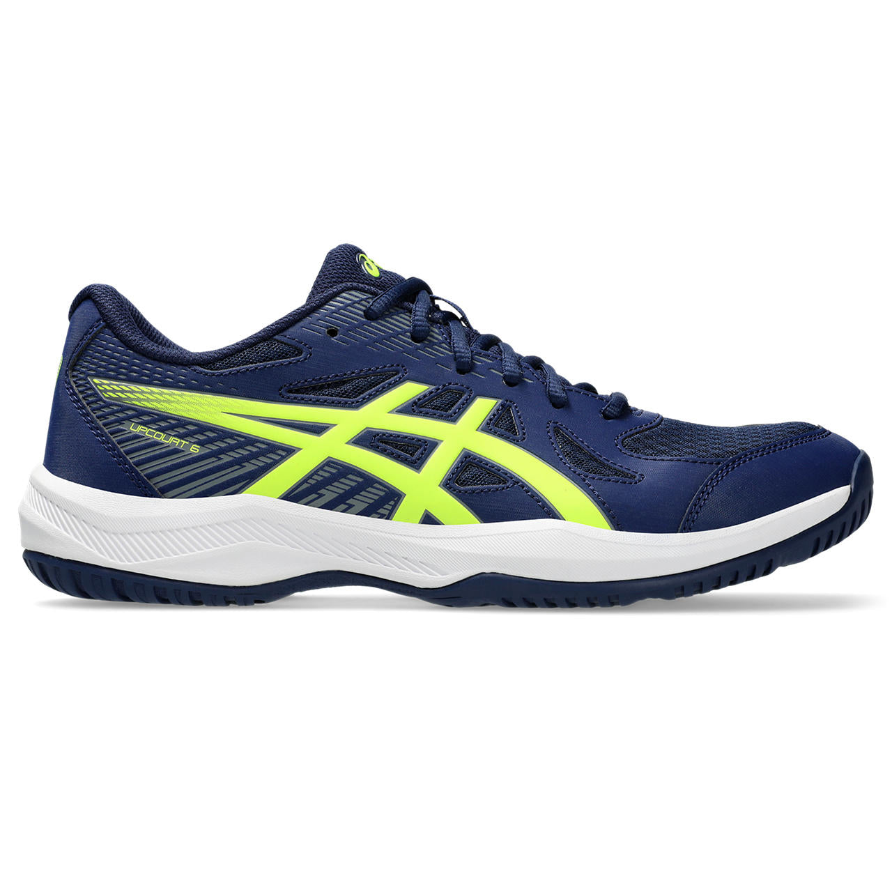 Asics Upcourt 6 Tenis Azul De Hombre Para Indoor