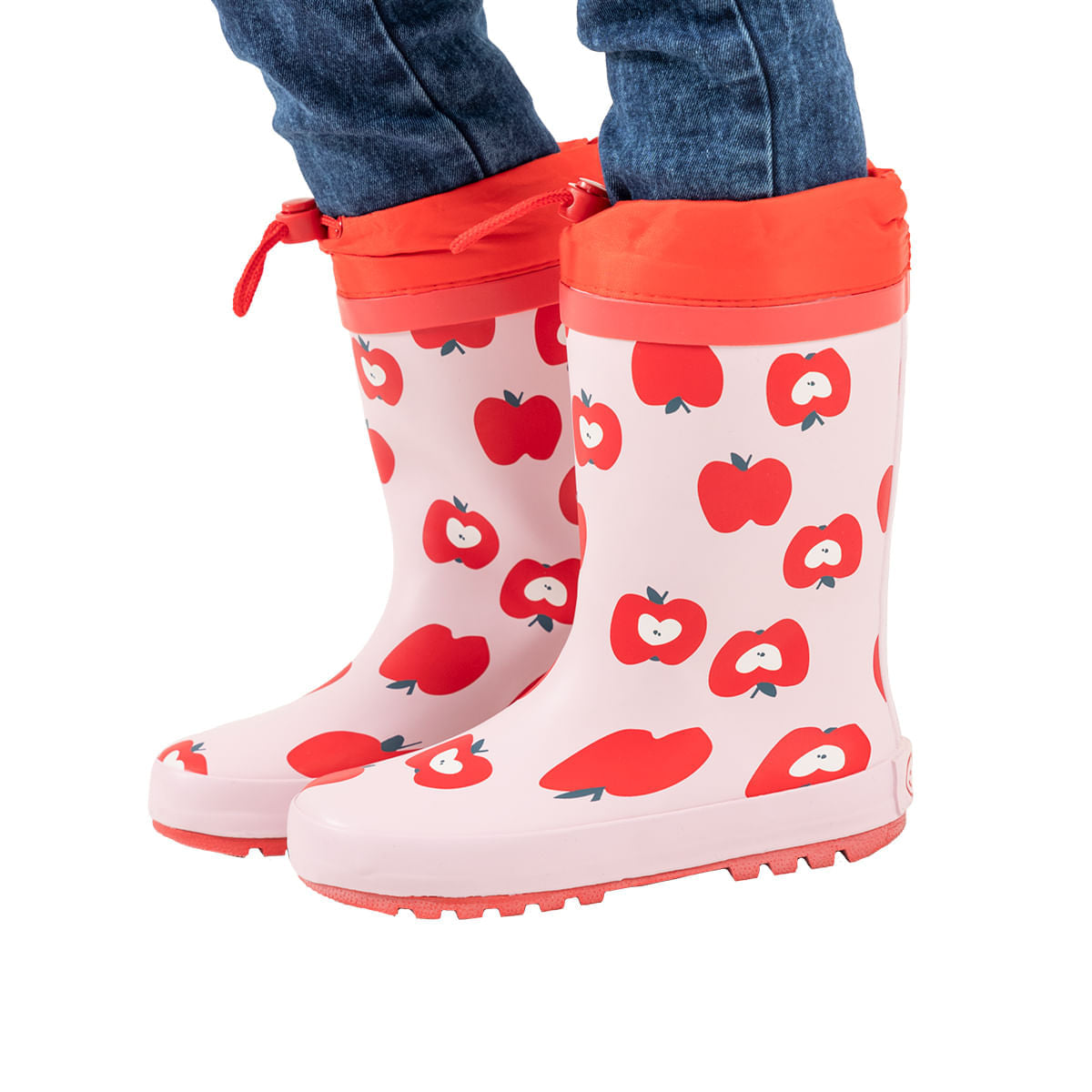 Botas plásticas con cordón ajustable para bebé niña
