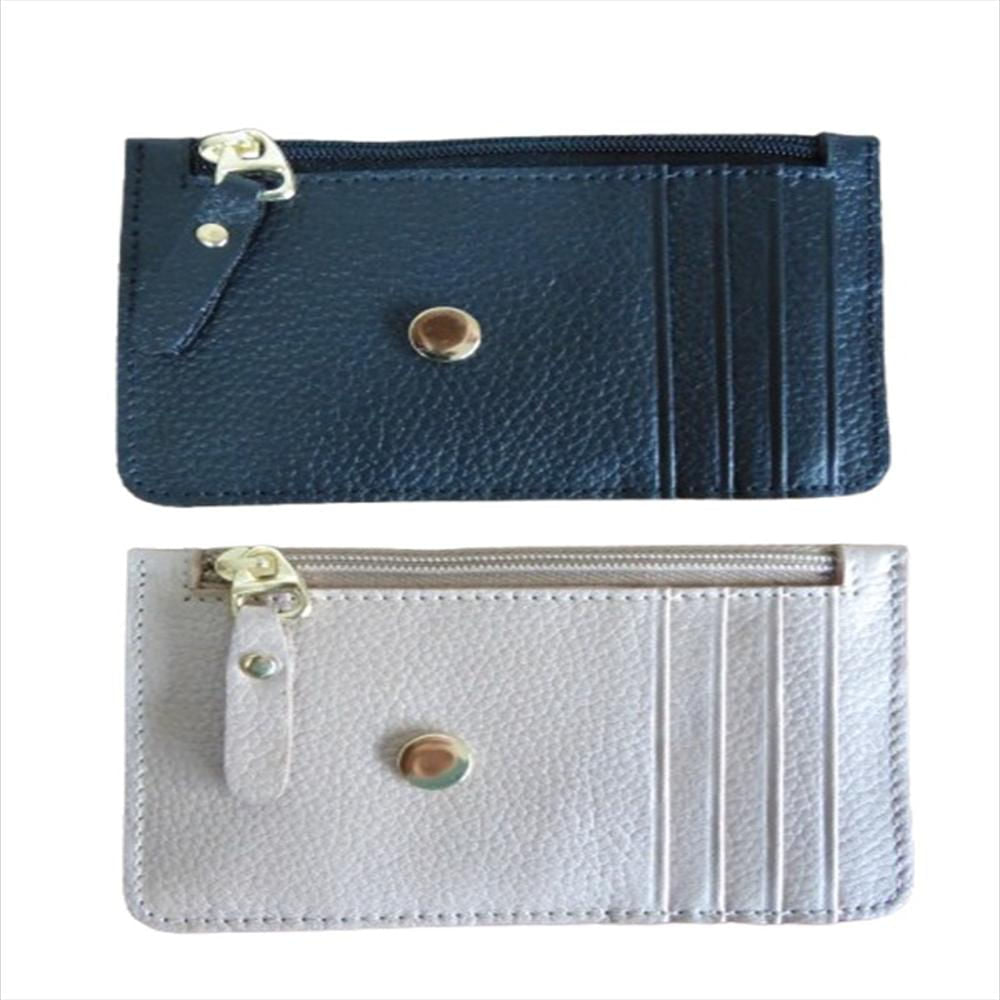 Monedero En Combo Con Portapapeles Para Mujer Calzado Guerreros, Mf 006 Negro X Beige