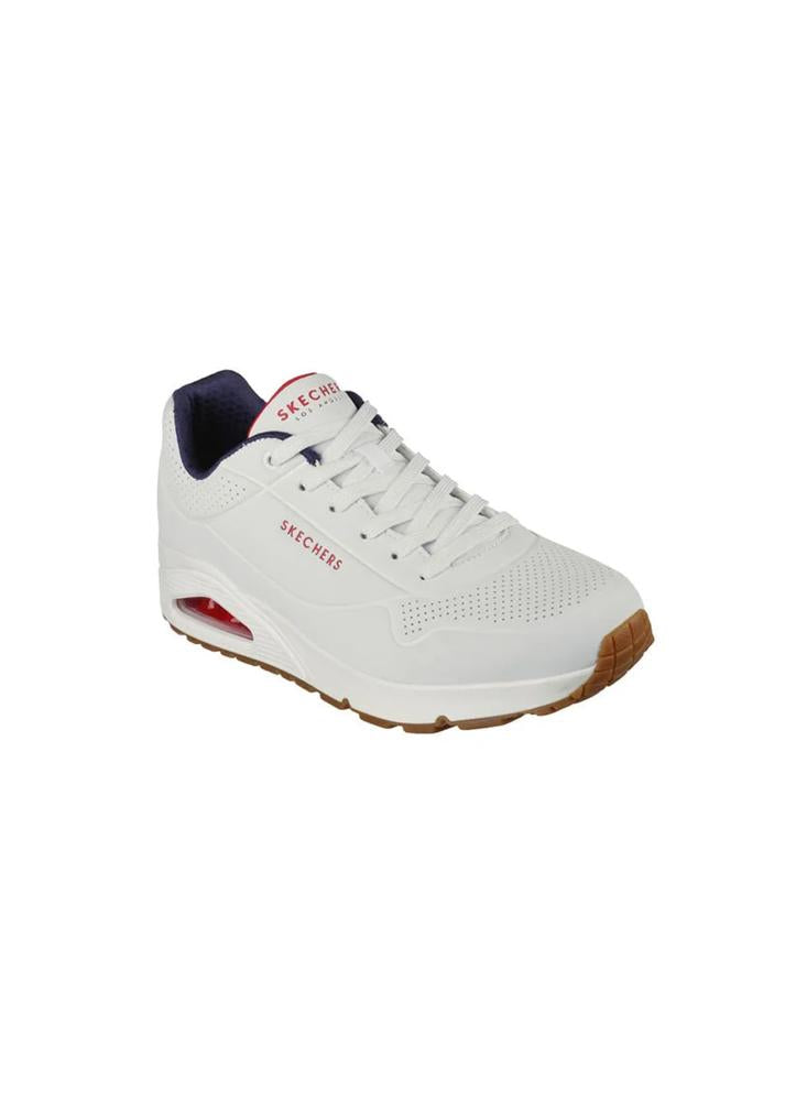 Tenis Skechers Uno Stand On Air Hombre Blanco/Rojo