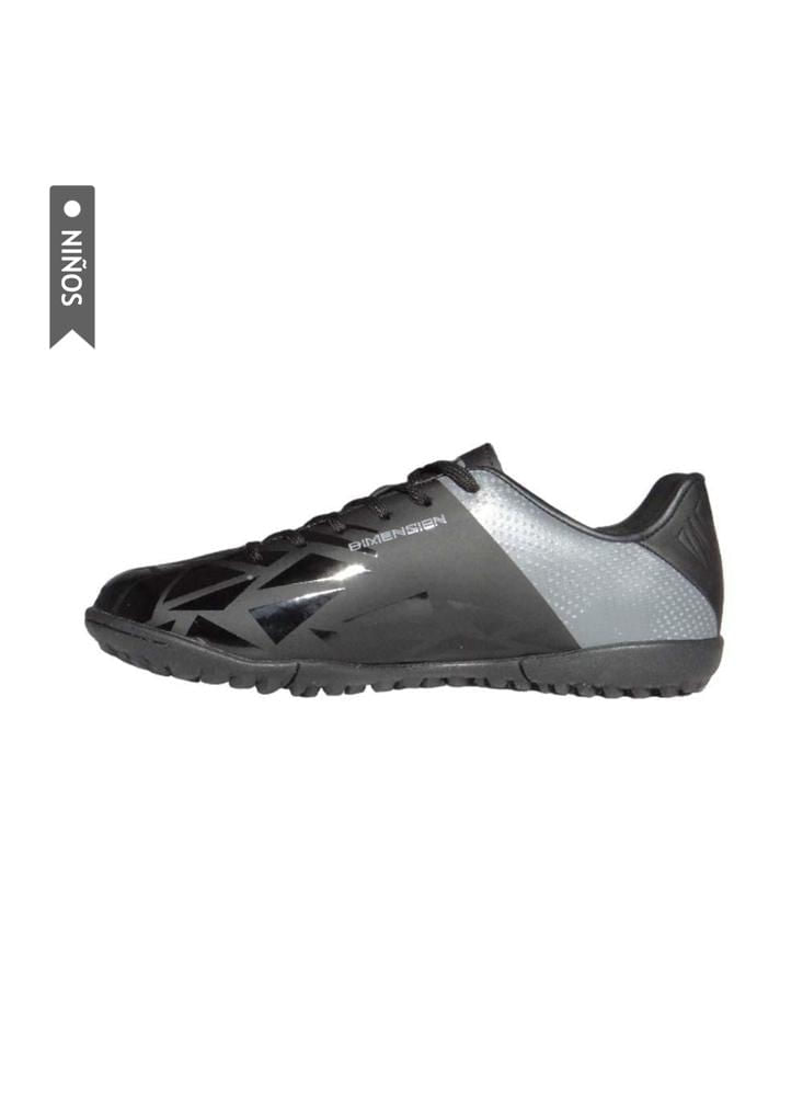 Zapatillas Golty Turf Formacion Dimension Niños Negro
