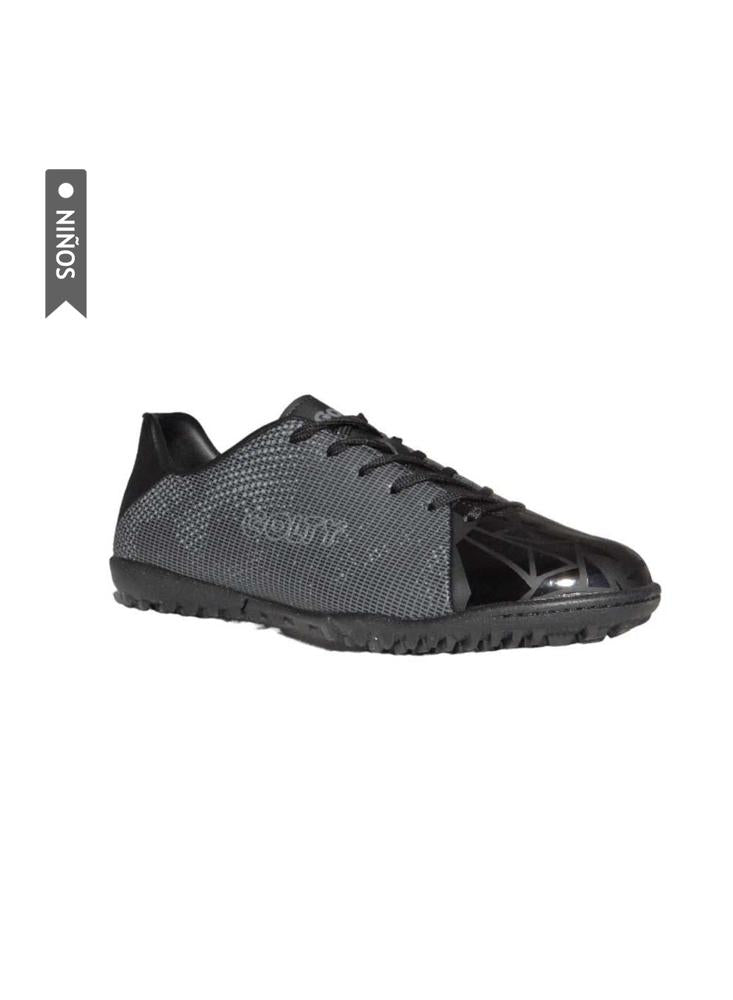 Zapatillas Golty Turf Formacion Dimension Niños Negro