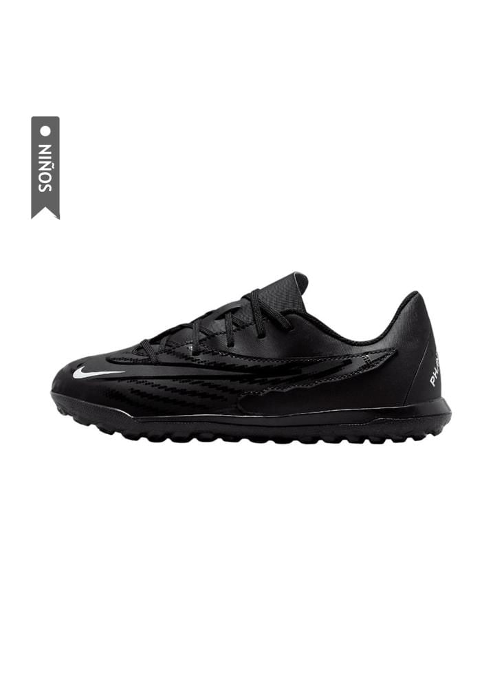Zapatillas Nike Phantom Gx Club Turf Gs Niños Negro