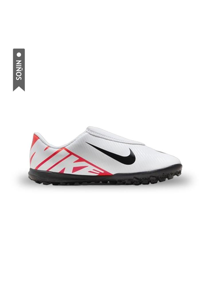 Zapatillas Nike Turf Jr Vapor 15 Club Niños Blanco/Rojo