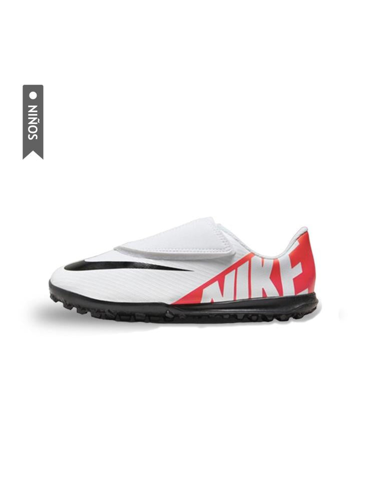 Zapatillas Nike Turf Jr Vapor 15 Club Niños Blanco/Rojo