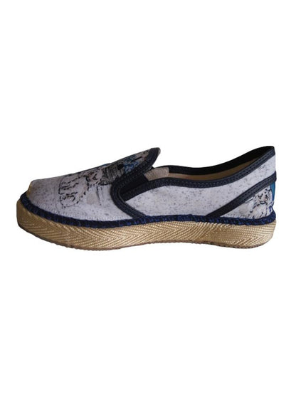 Alpargata Slip On Calzado Guerreros Pt 003 Grand Basset Blanco