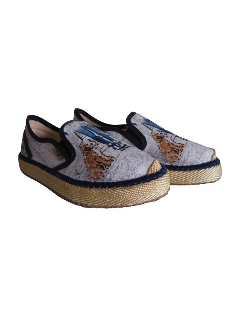 Alpargata Slip On Calzado Guerreros Pt 003 Grand Basset Blanco