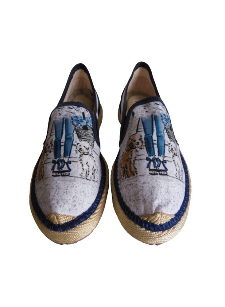 Alpargata Slip On Calzado Guerreros Pt 003 Grand Basset Blanco