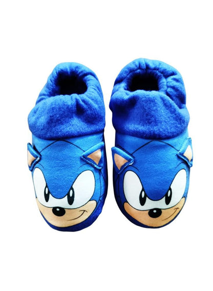 Babuchas Pantuflas Sonic Niños El Destello Azul
