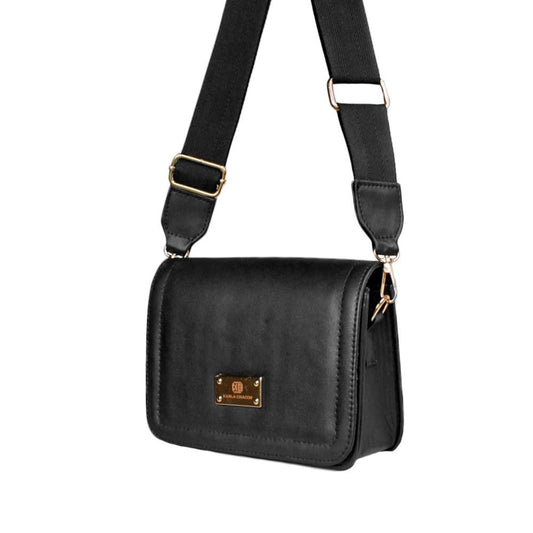Bolso Dama Doble Funcion Mujer Manos Libres Niza Negro