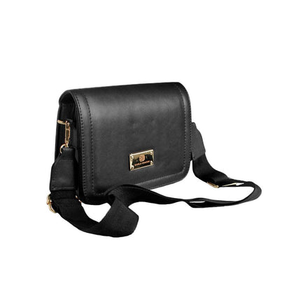Bolso Dama Doble Funcion Mujer Manos Libres Niza Negro