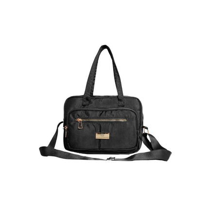 Bolso Dama Mujer Doble Funcion Manos Libres Sele Negro