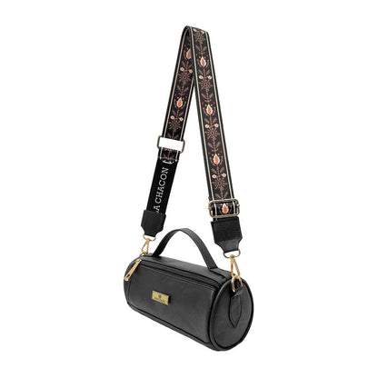 Bolso Manos Libres De Dama Mujer Karla Chacon Isla Negro