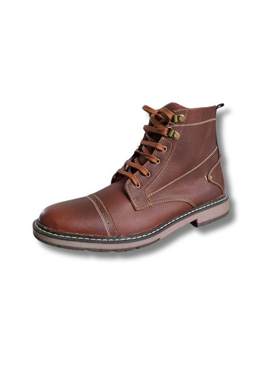 Bota Casual Para Hombre Estilo Clasico Con Toque Moderno