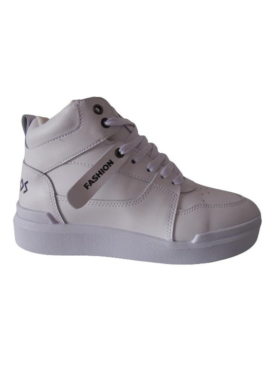Bota Clásica Tipo F1 Para Hombre Calzado Guerreros Tx 307 Blanco
