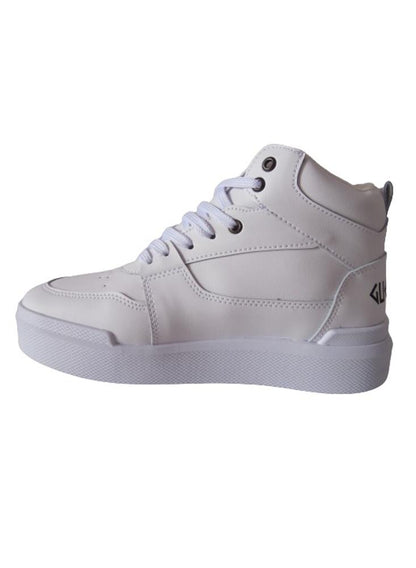 Bota Clásica Tipo F1 Para Hombre Calzado Guerreros Tx 307 Blanco
