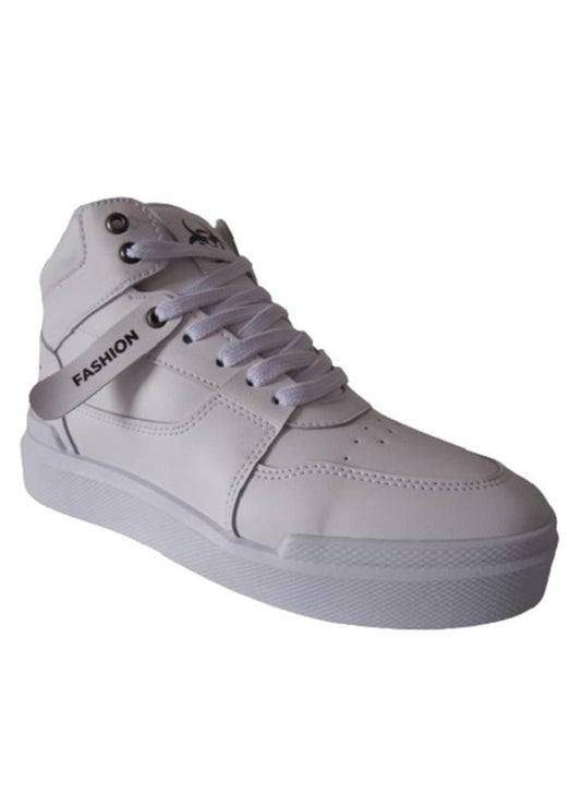 Bota Clásica Tipo F1 Para Hombre Calzado Guerreros Tx 307 Blanco
