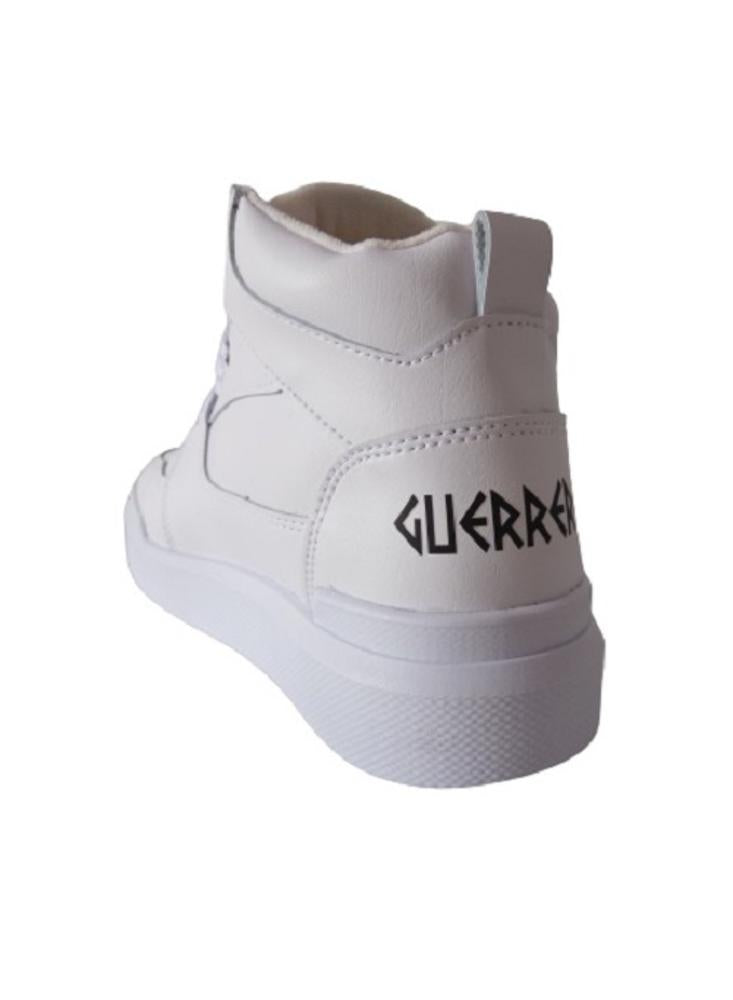 Bota Clásica Tipo F1 Para Hombre Calzado Guerreros Tx 307 Blanco