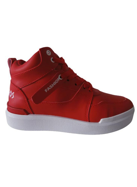 Bota Clasica Tipo F1 Para Hombre Calzado Guerreros Tx 307 Rojo