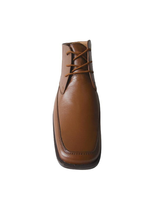 Bota Formal Para Hombre Cuero Calzado Guerreros Gp 1607 Miel