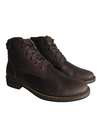 Bota Tipo Hipster Para Hombre En Cuero Calzado Guerreros Oh 907 Cafe