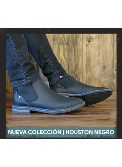Botas Casuales Monserrate Houston 100% En Cuero Para Hombre