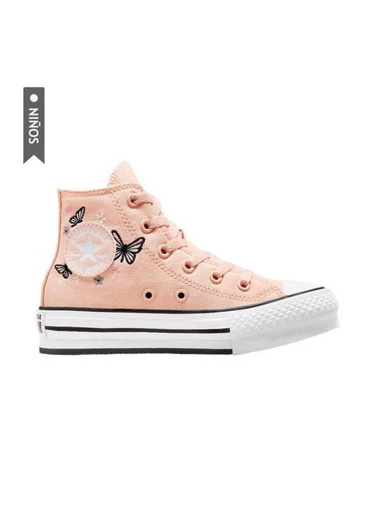 Botas Converse Chuck Taylor All Star Eva Lift Niño Naranja