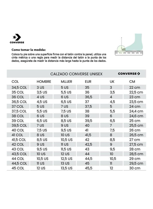 Botas Converse Chuck Taylor All Star Unisex Blanco