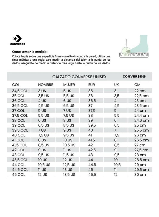 Botas Converse Chuck Taylor All Star Unisex Naranja