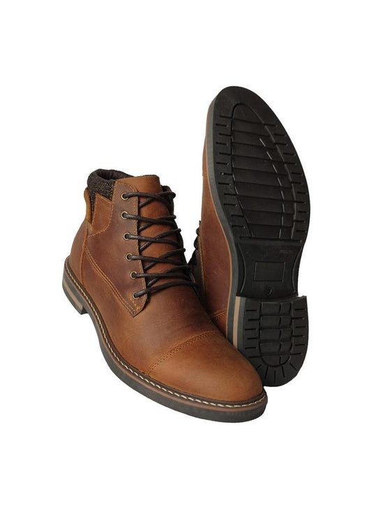 Botines Monserrate Ref. Galeras 100% Cuero Para Hombre