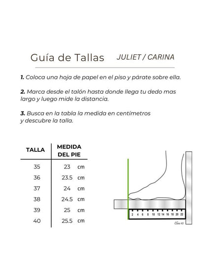 Calzado Zapato Mujer Casual Sandalia Dama Karla Chacon Juliet Amareto