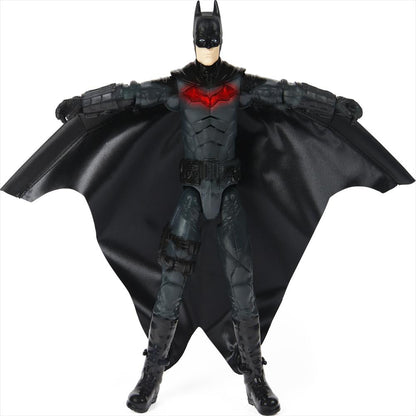 Figura De Acción Batman 12'' Traje Alado Dc Comics Con Luces Y