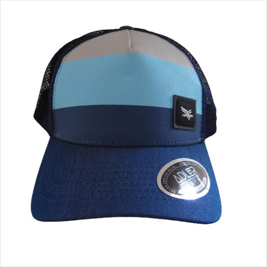 Gorra Urbana Para Hombre Tipo Malla Calzado Guerreros Gr 014 Azul X Gris