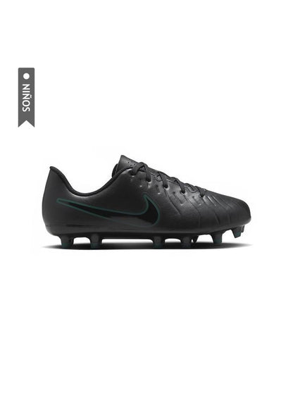 Guayos Nike Jr Legend 10 Club Fg/Mg Niño Negro/Verde