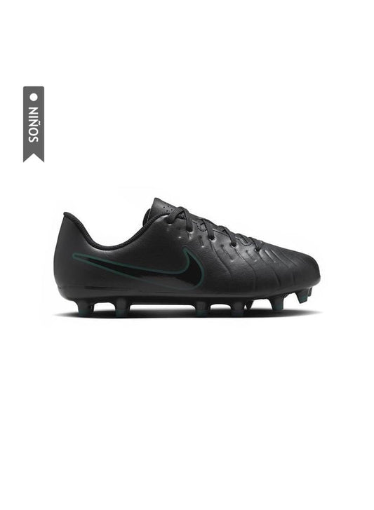 Guayos Nike Jr Legend 10 Club Fg/Mg Niño Negro/Verde
