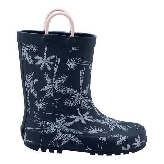 Botas plásticas pantaneras para bebé niña