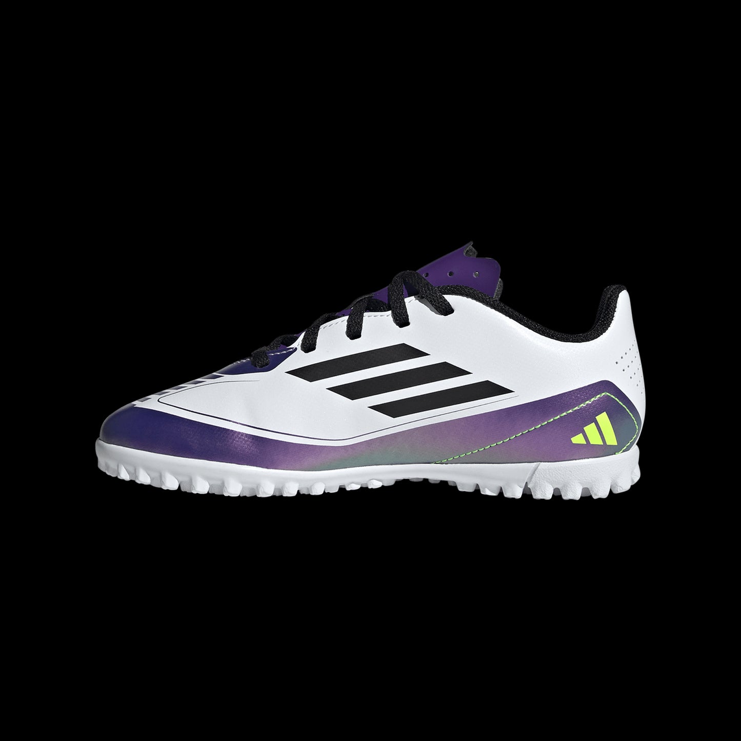 Adidas F50 Club Tf J Messi Guayos blanco de niño para futbol