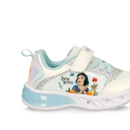 Tenis Casuales Blanco-Plateado Licenses Disney Linda L Niña