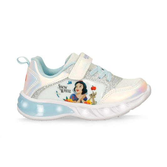 Tenis Casuales Blanco-Plateado Licenses Disney Linda L Niña
