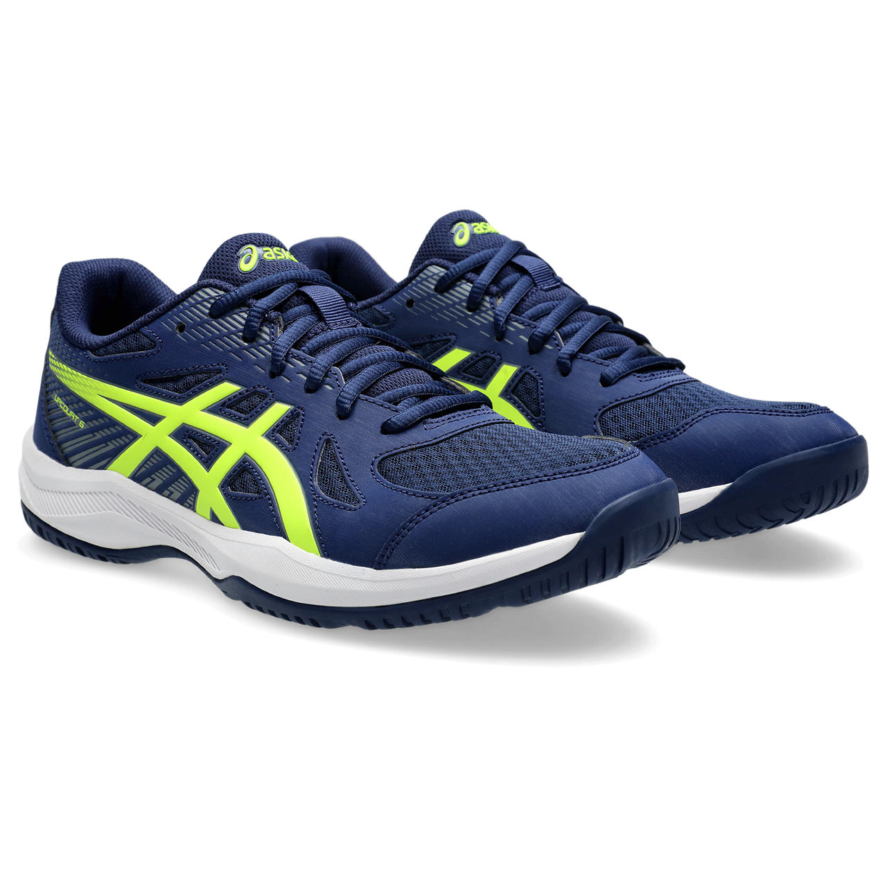 Asics Upcourt 6 Tenis Azul De Hombre Para Indoor