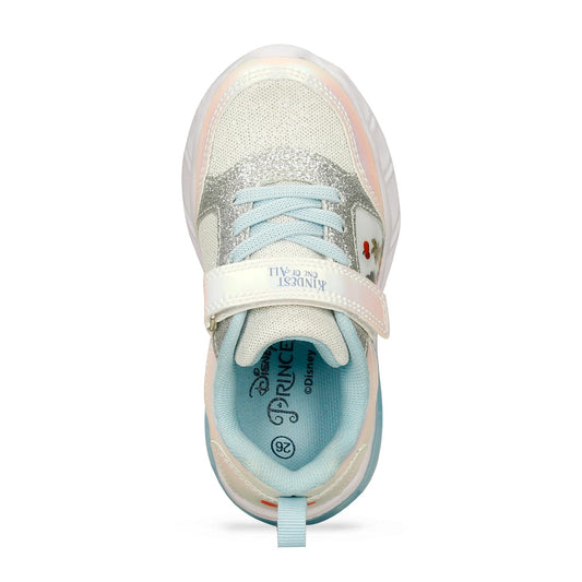 Tenis Casuales Blanco-Plateado Licenses Disney Linda L Niña