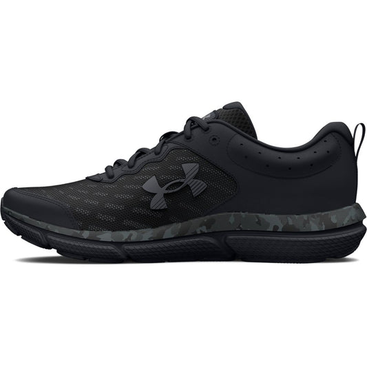 UA Charged Assert 10 Camo Tenis negro de hombre para correr